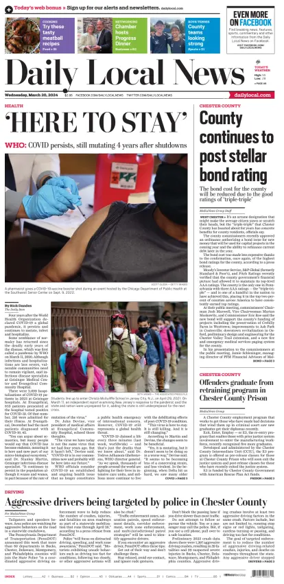 Cover of Daily Local News (West Chester, PA)