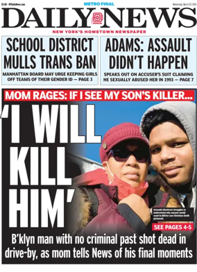 Cover of New York Daily News