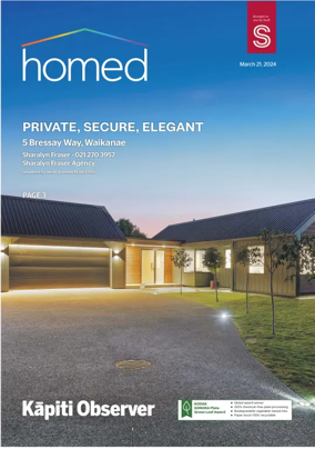 Cover of Homed Kapiti Observer
