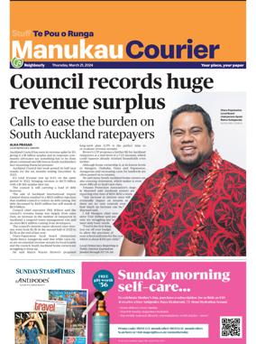 Cover of Manukau Courier