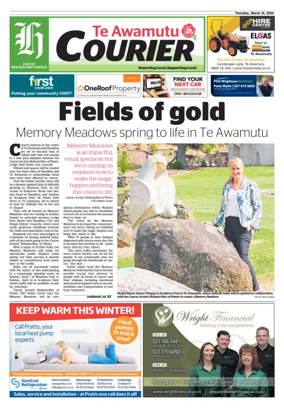 Cover of Te Awamutu Courier
