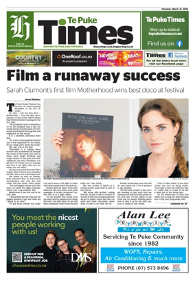 Cover of Te Puke Times