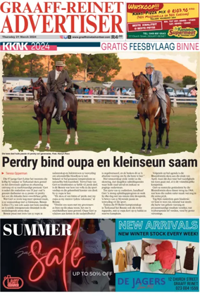 Cover of Graaff-Reinet Advertiser