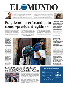 Cover of El Mundo Primera Edición Int