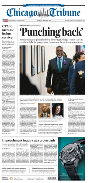 Cover of Chicago Tribune