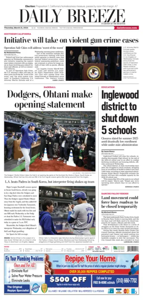 Cover of Daily Breeze (Torrance)