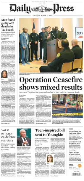 Cover of Daily Press