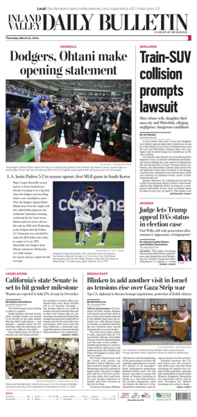 Cover of Inland Valley Daily Bulletin