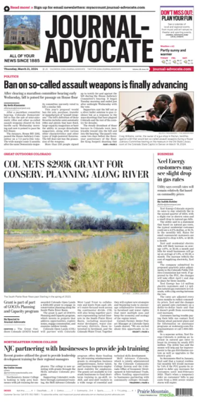 Cover of Journal-Advocate (Sterling)