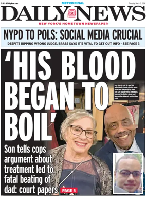 Cover of New York Daily News