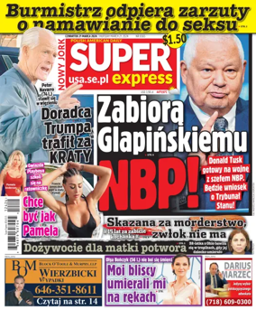Cover of Super Express Nowy Jork