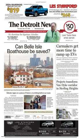 Cover of The Detroit News