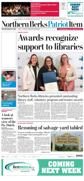 Cover of The Kutztown Area Patriot