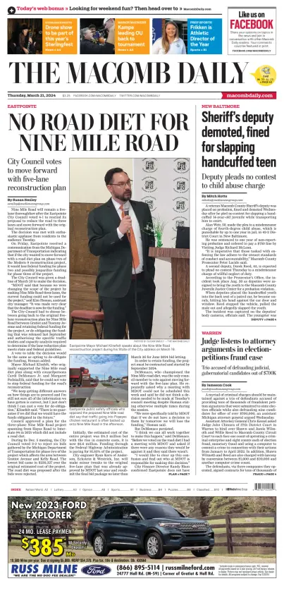 Cover of The Macomb Daily