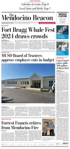 Cover of The Mendocino Beacon