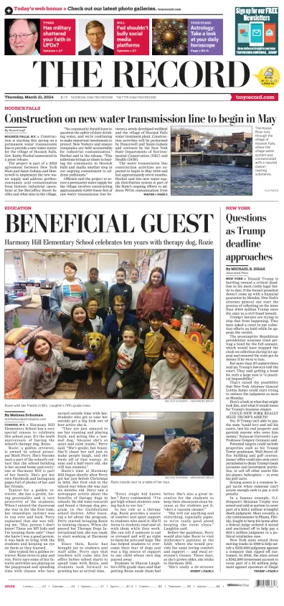 Cover of The Record (Troy, NY)