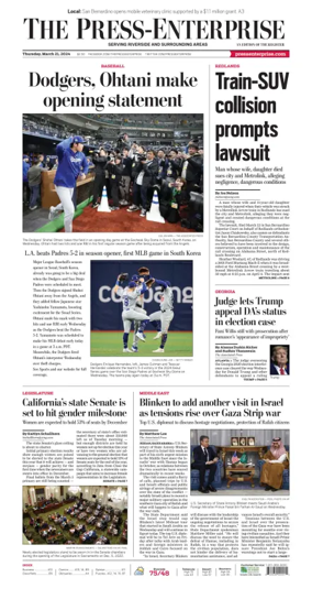 Cover of The Riverside Press-Enterprise