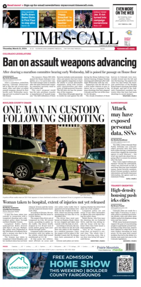 Cover of Times-Call (Longmont)