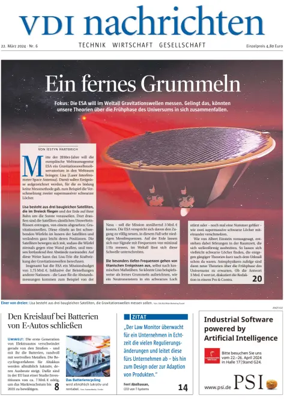 Cover of VDI Nachrichten