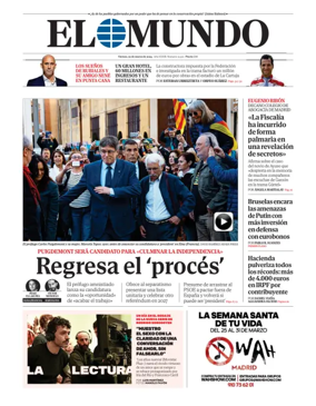 Cover of El Mundo Primera Edición Int