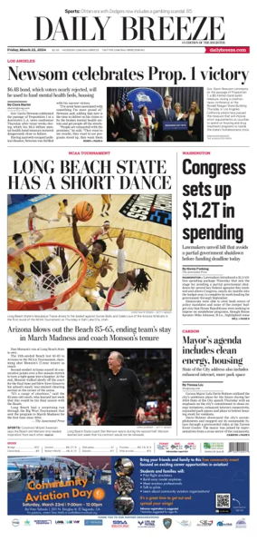 Cover of Daily Breeze (Torrance)