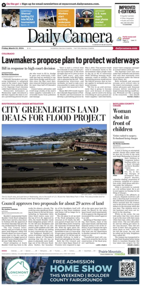 Cover of Daily Camera (Boulder)