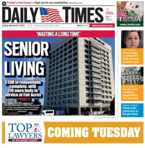 Cover of Daily Times (Primos, PA)