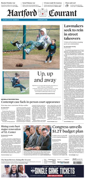 Cover of Hartford Courant
