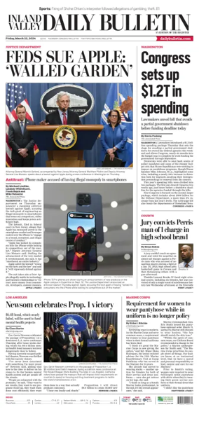 Cover of Inland Valley Daily Bulletin