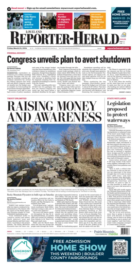 Cover of Loveland Reporter-Herald