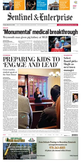 Cover of Sentinel & Enterprise