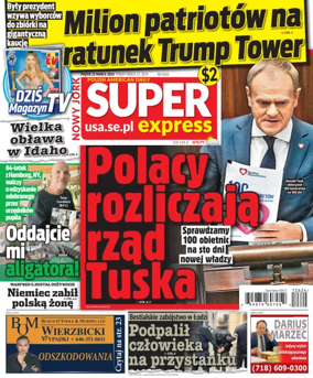 Cover of Super Express Nowy Jork