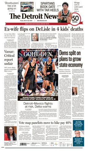 Cover of The Detroit News