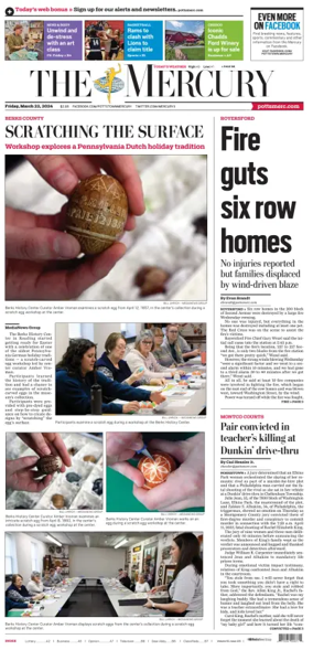 Cover of The Mercury (Pottstown, PA)