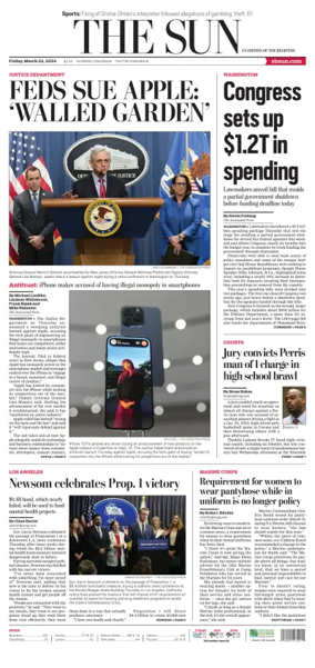 Cover of The Sun (San Bernardino)