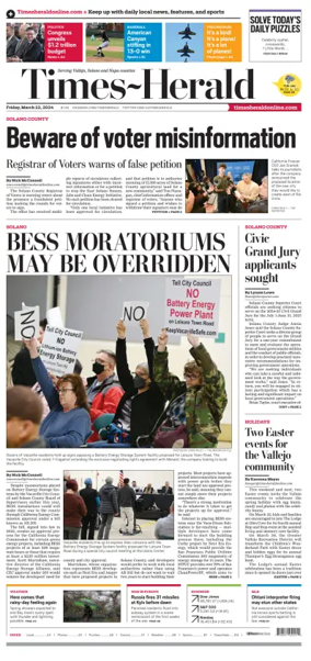 Cover of Times-Herald (Vallejo)