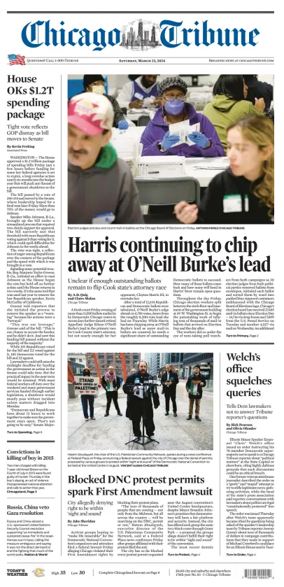 Cover of Chicago Tribune