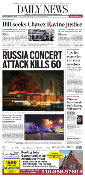 Cover of Daily News (Los Angeles)