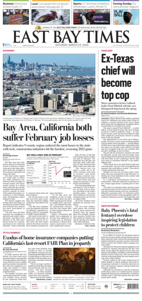 Cover of East Bay Times