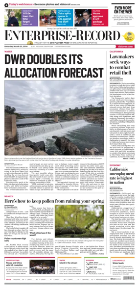 Cover of Enterprise-Record (Chico)