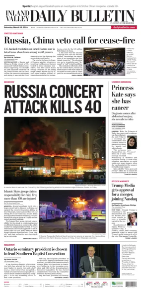 Cover of Inland Valley Daily Bulletin