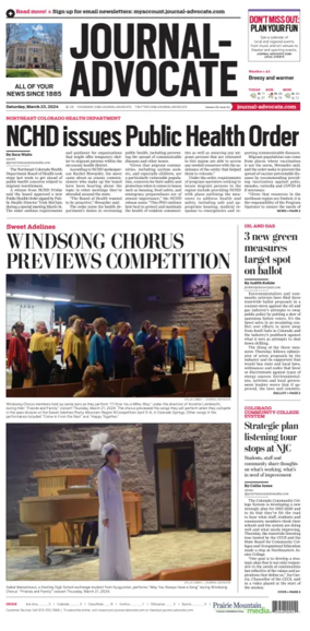 Cover of Journal-Advocate (Sterling)