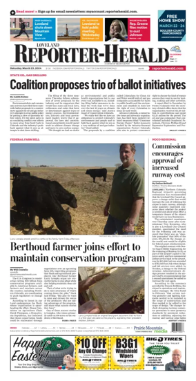 Cover of Loveland Reporter-Herald