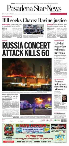Cover of Pasadena Star-News