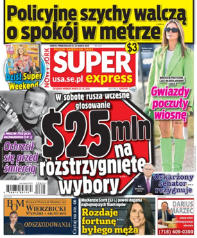 Cover of Super Express Nowy Jork