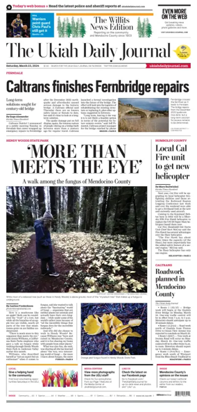 Cover of The Ukiah Daily Journal