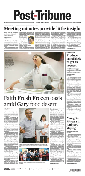 Cover of Post-Tribune (Sunday)