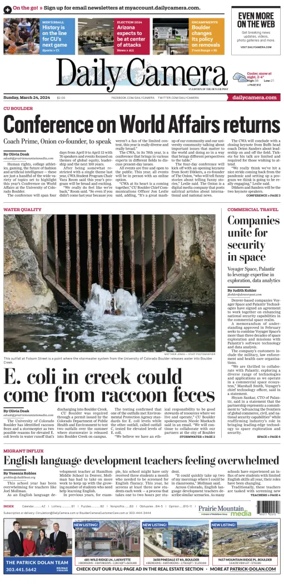 Cover of Daily Camera (Boulder)