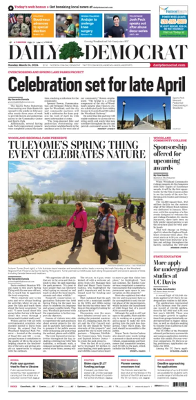 Cover of Daily Democrat (Woodland)