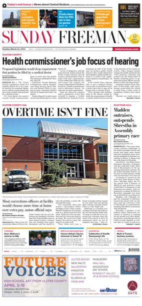 Cover of Daily Freeman (Kingston, NY)